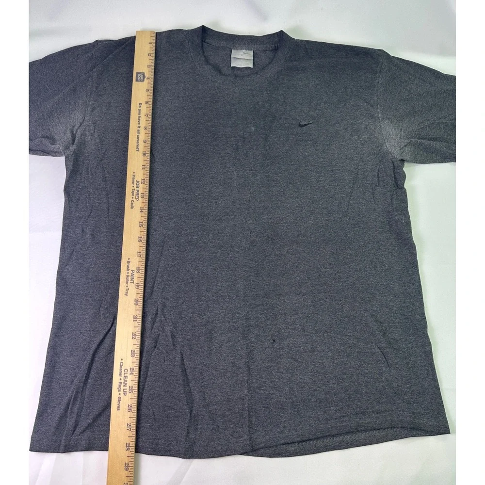 Nike Gray‎ T Shirt Mens Large Crew Neck Short Sleeve Classic Everyday Tee Worn